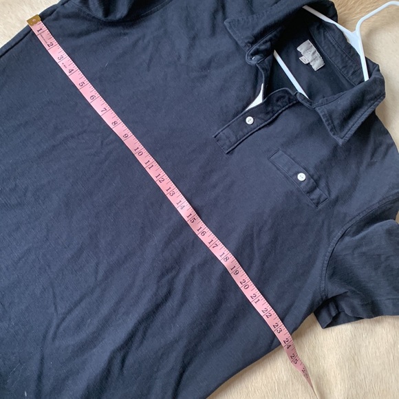 Mens JACHS NEW YORK Black Collared Short sleeve POLO T-Shirt - Picture 7 of 8